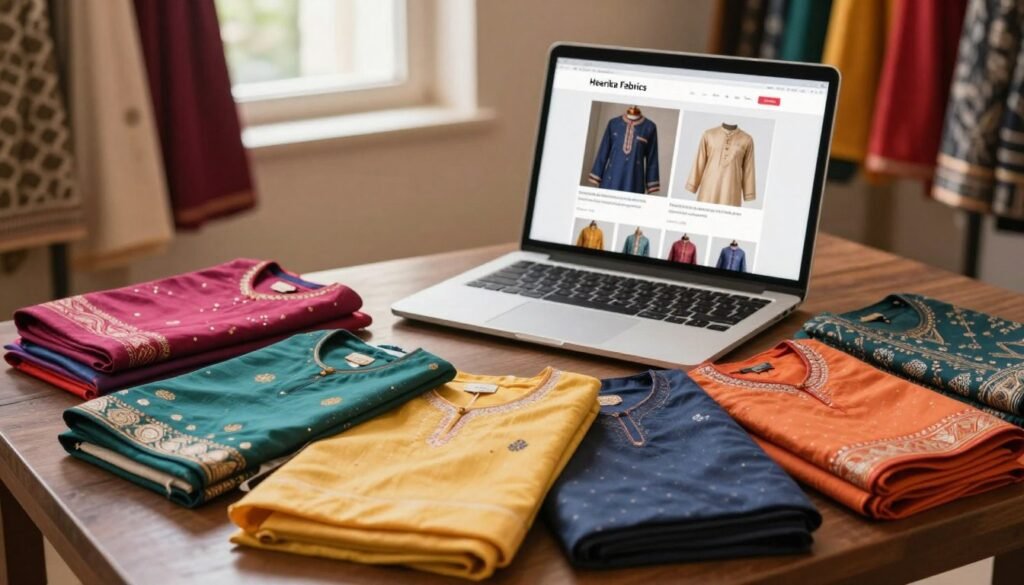 Buy unstitched suits online