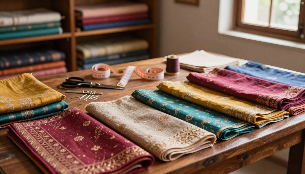 unstitched suit material