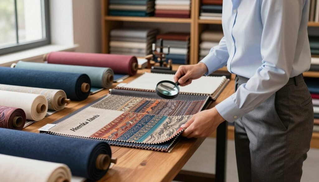 verify fabric quality and composition
